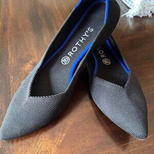 Rothy's Black The Point Flats